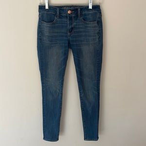 American Eagle 360 Super Stretch jeggings, Dark wash